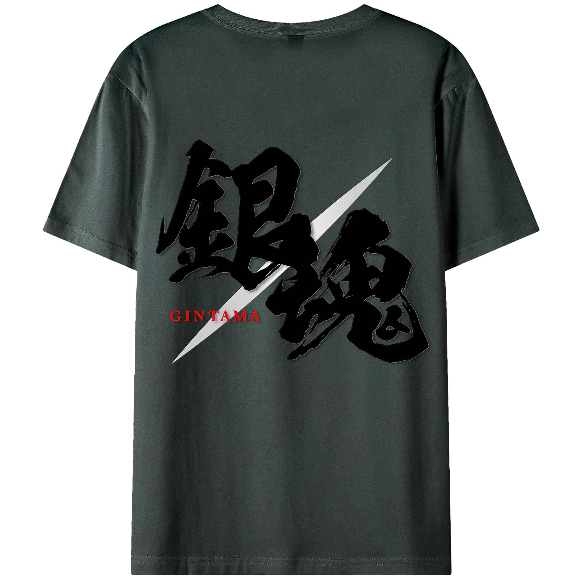 （画像用） ぎんたま 坂田銀時（さかたぎんとき） 神楽 志村新八（しむら しんぱち） GINTAMA Sakata Gintoki Kagura Shimura Shinpachi 綿100％ メンズ半袖Tシャツ（バックプリント） 通気性